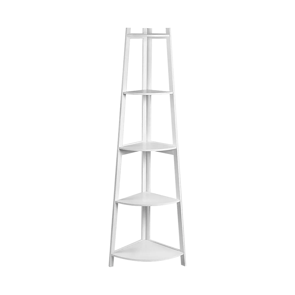 Corner Ladder Shelf Bookcase Display Storage Unit