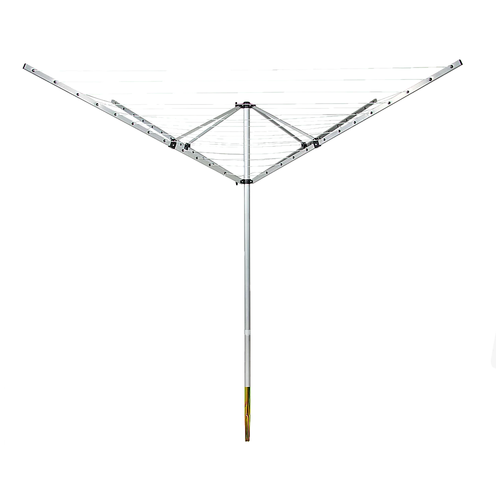4 Arm Rotary Airer Outdoor Washing Line Clothes Dryer 50m Length