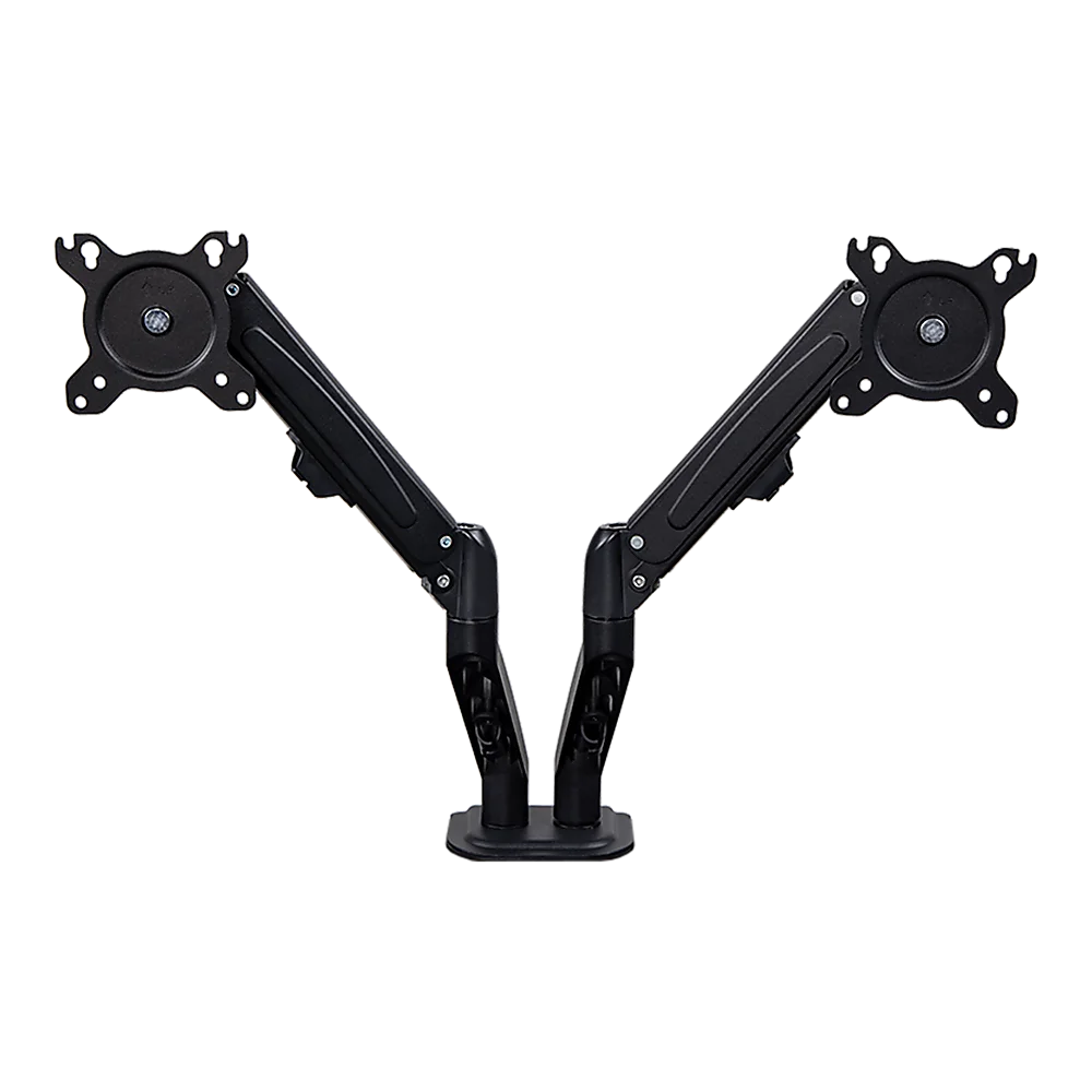 Dual Screen Gas-strut Monitor Stand Mount Desktop Bracket for LED/LC