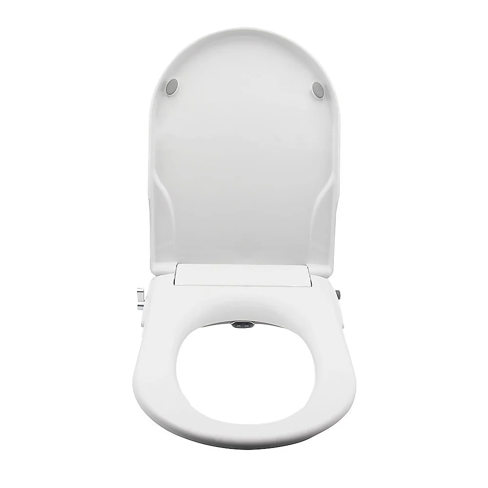 Non Electric Bidet Toilet Seat W/ Cover Bathroom Spray Water Wash