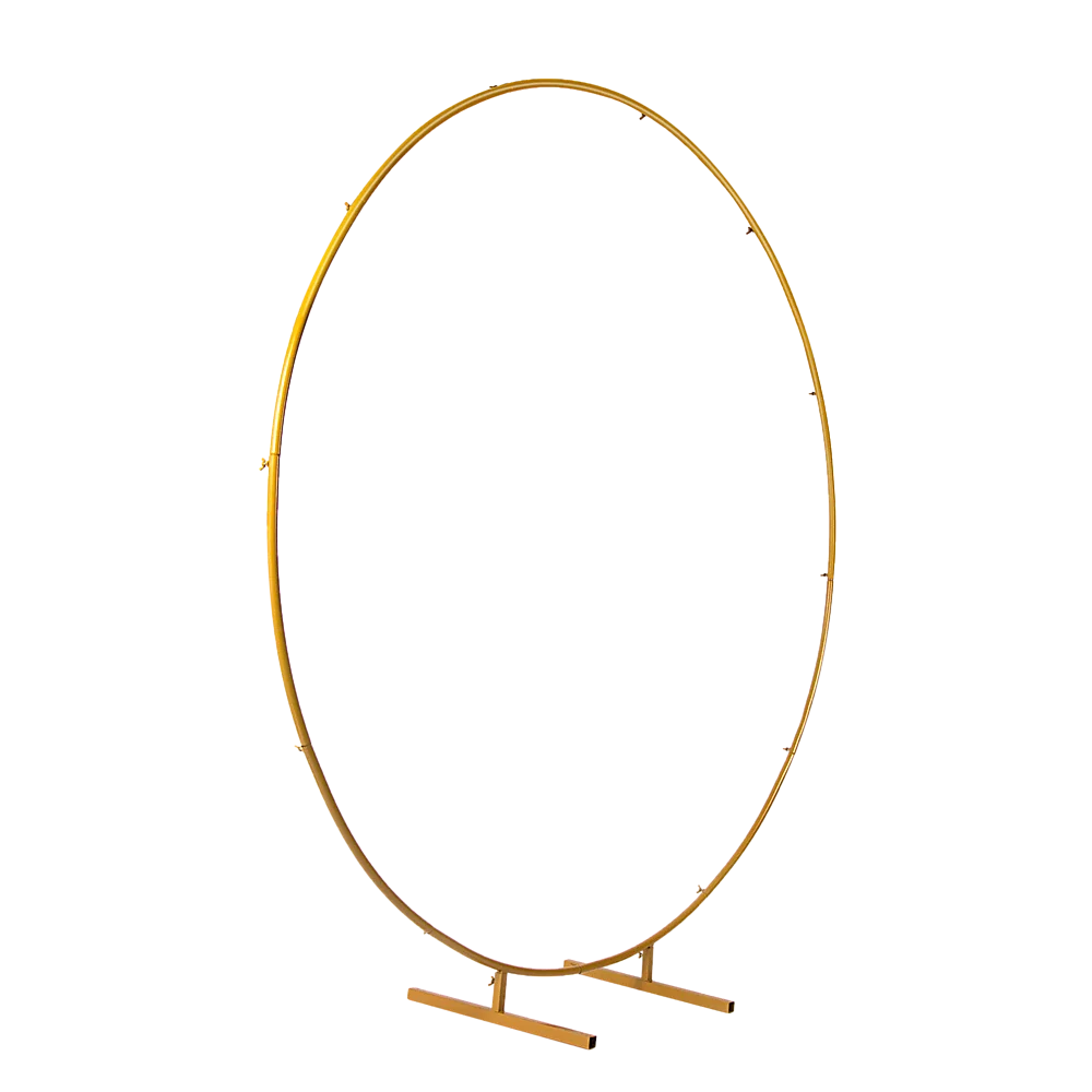 2M Wedding Hoop Round Circle Arch Backdrop Flower Display Stand Frame Background