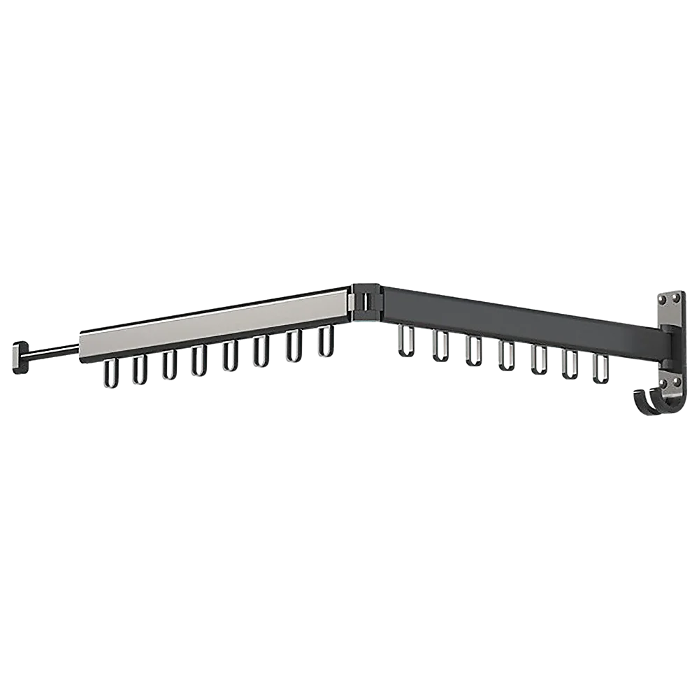 Foldable Wall Hanging Clothes Drying Rack Clothes Balcony Retractable Hanger