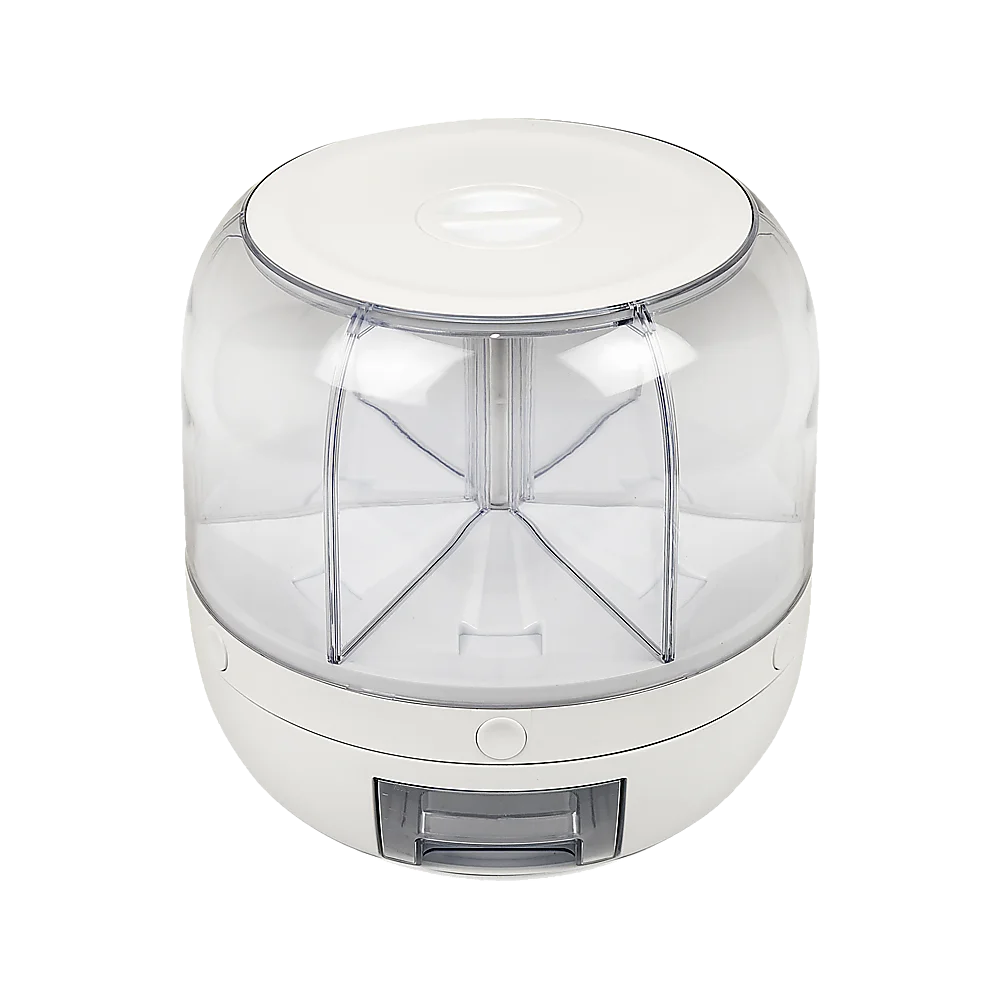 Rice Storage Cereal Dispenser Grain Container Rotating Dry Food Box
