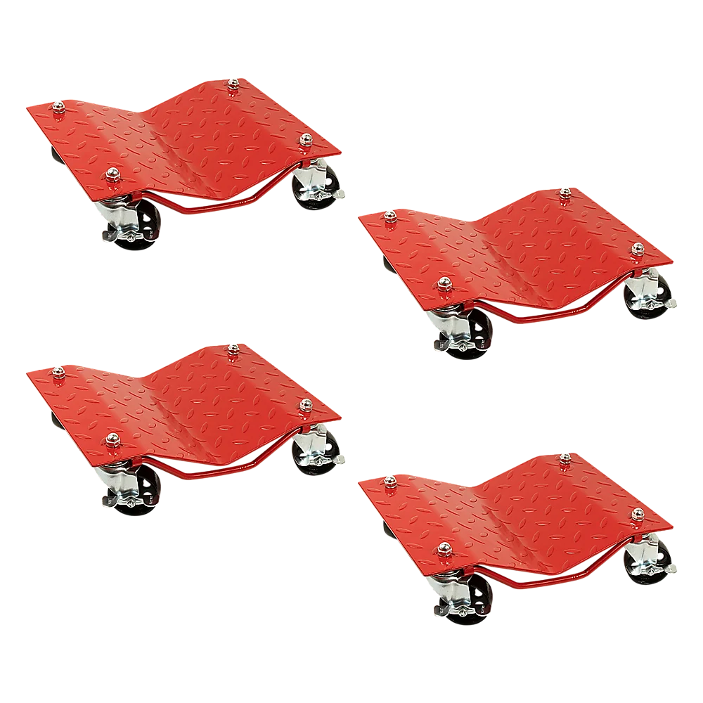 Auto Dolly Car Dolly Wheel Tire 12"x16" Skate 6000lb Repair Slide Set of (4)