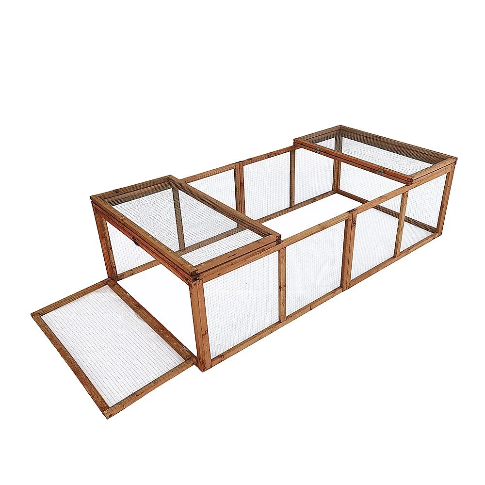 Chicken coop LARGE Run Guinea Pig Cage Villa Extension Rabbit hutch house pen