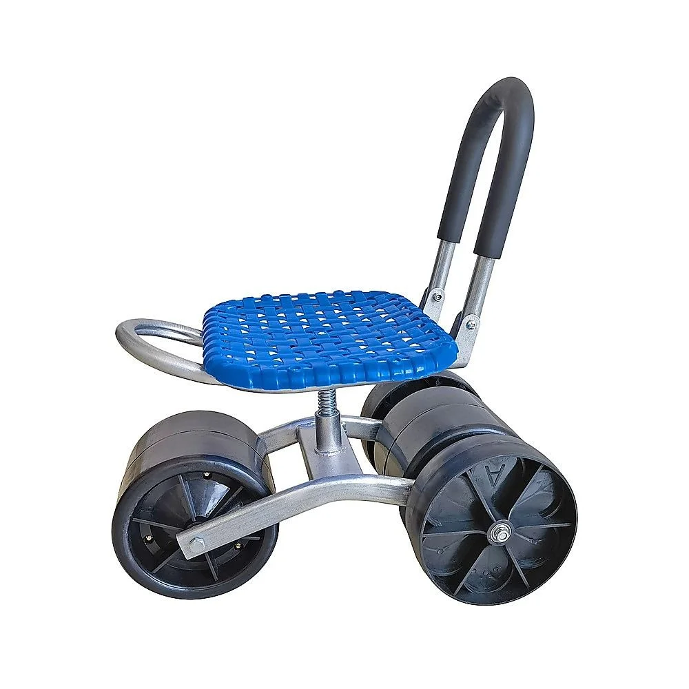 Gardening Seat Portable Height Adjustable Folding Stool With Kneeling Pad For Comfortable Garden Work