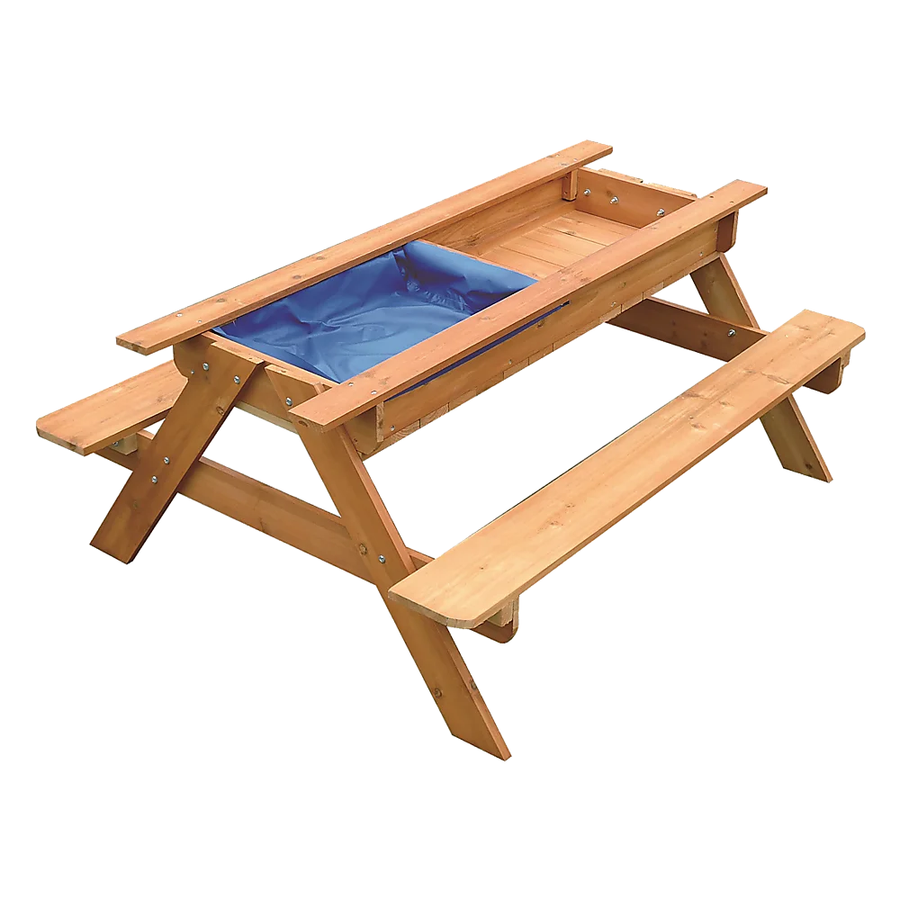 Sand & Water Wooden Picnic Table