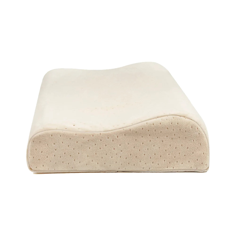 Pure Natural Latex Sleep Pillow Spine Support 30 x 50cm