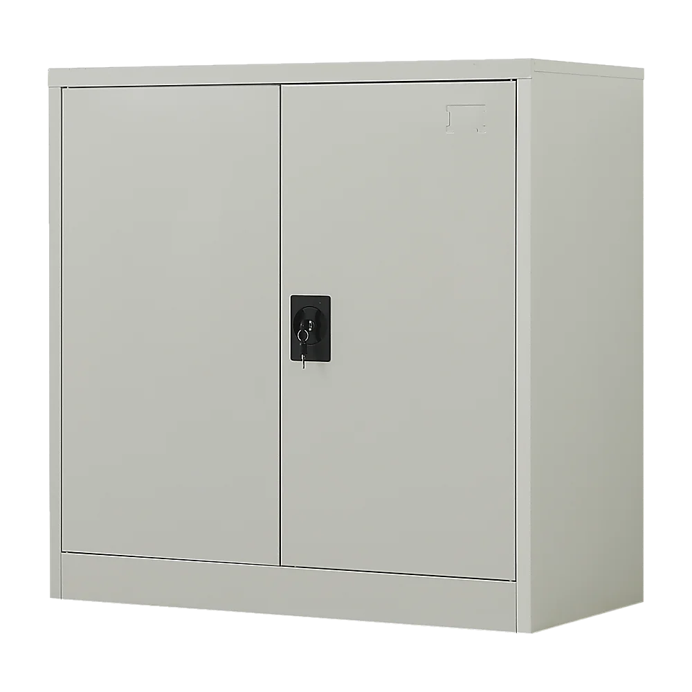 Two-Door Metal Short Cabinet Shelf Storage for Home Office Gym