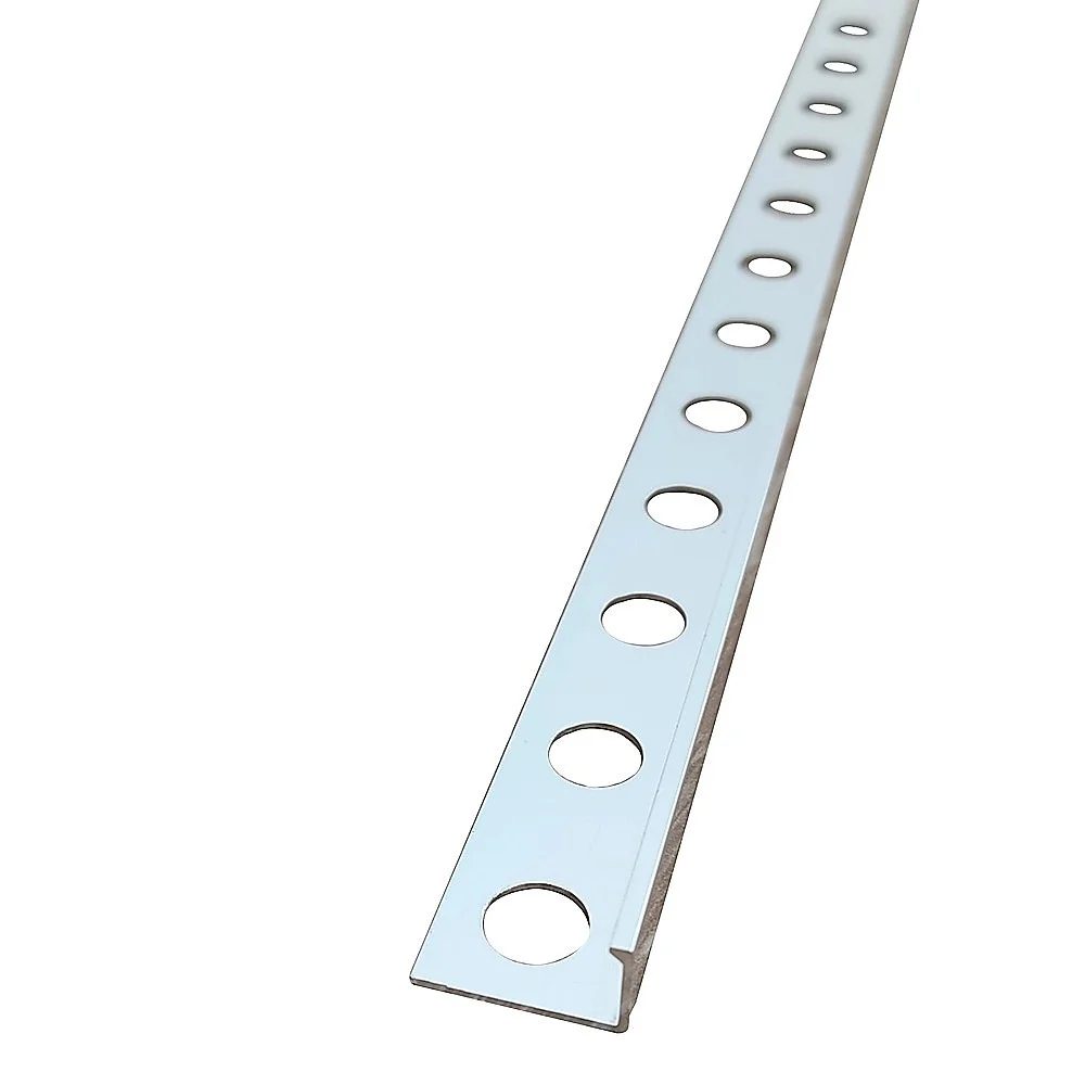 10 x Tile Trim Heavy Duty L Shaped Edge Aluminium 10mm