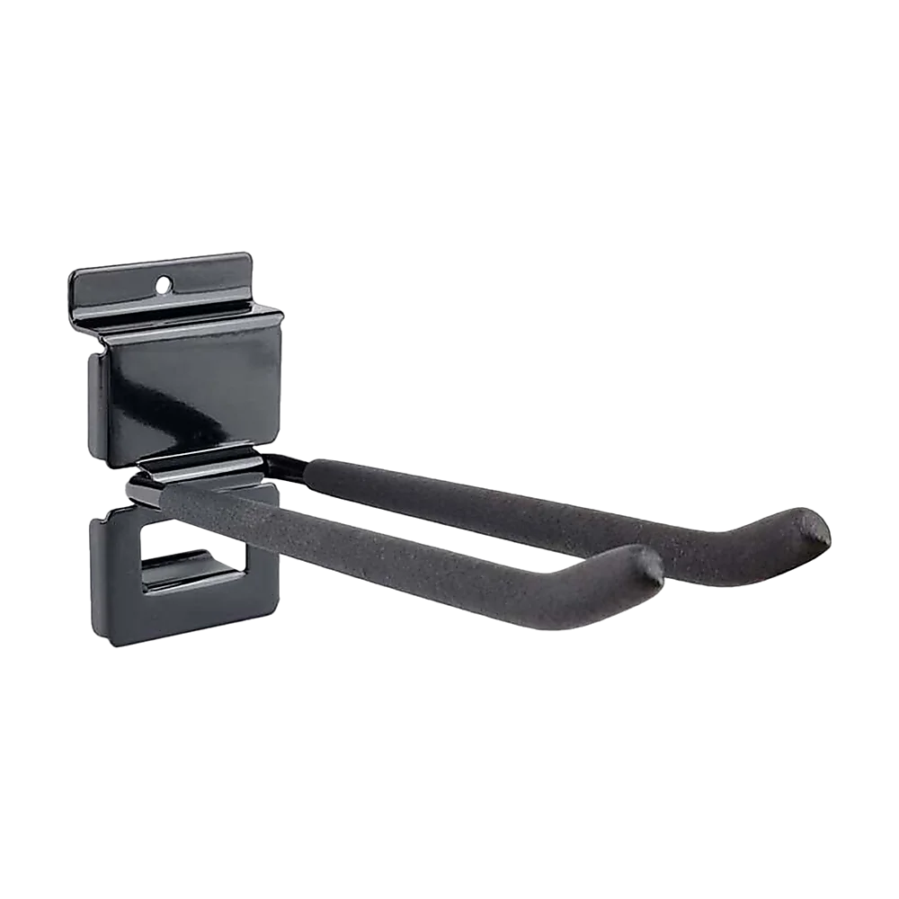 Garage Slatwall Retail Store Display Wall Mount Storage Double Hooks