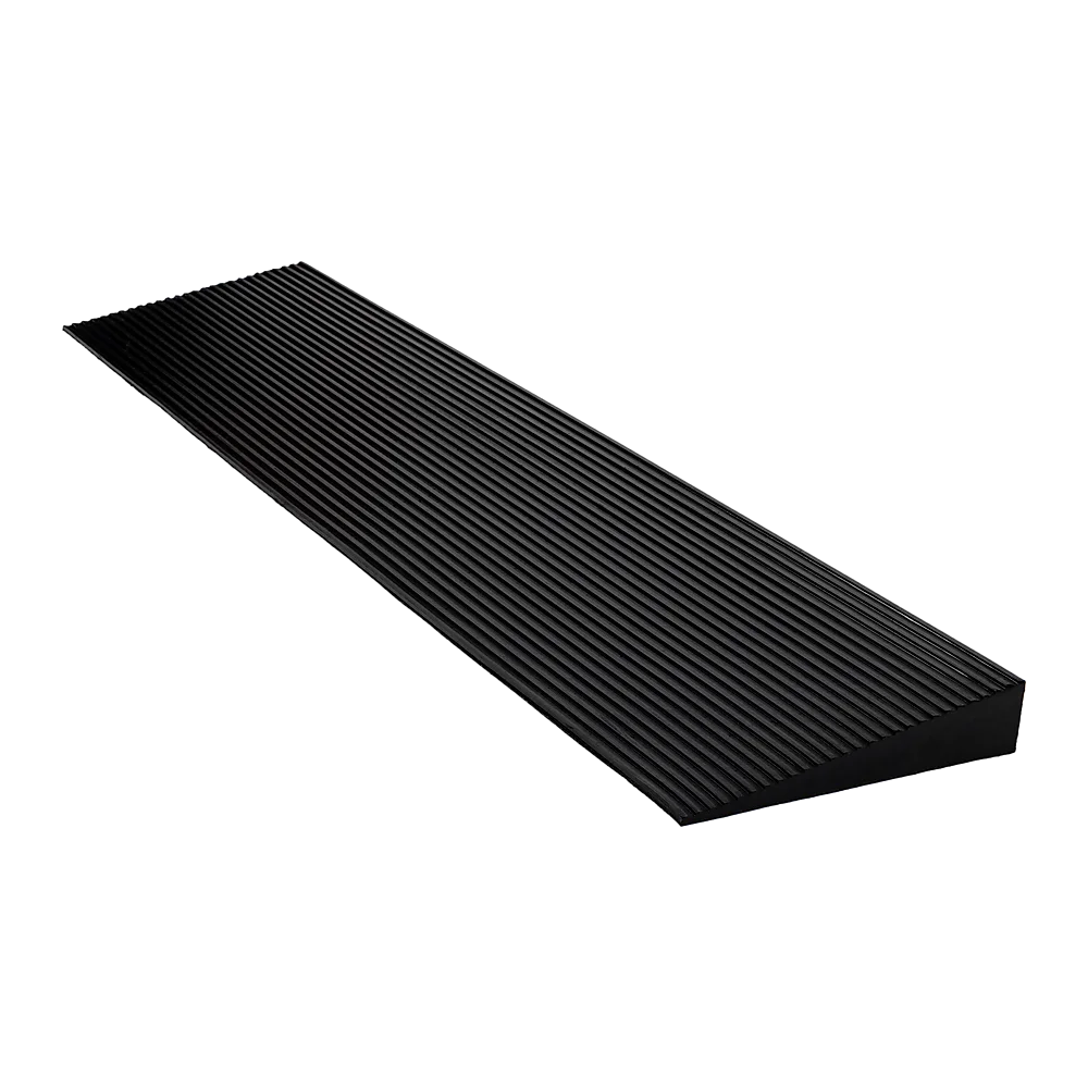 Cuttable Threshold Ramp Rubber Wheelchair Ramp Solid 4 cm Rise 90 cm Wide