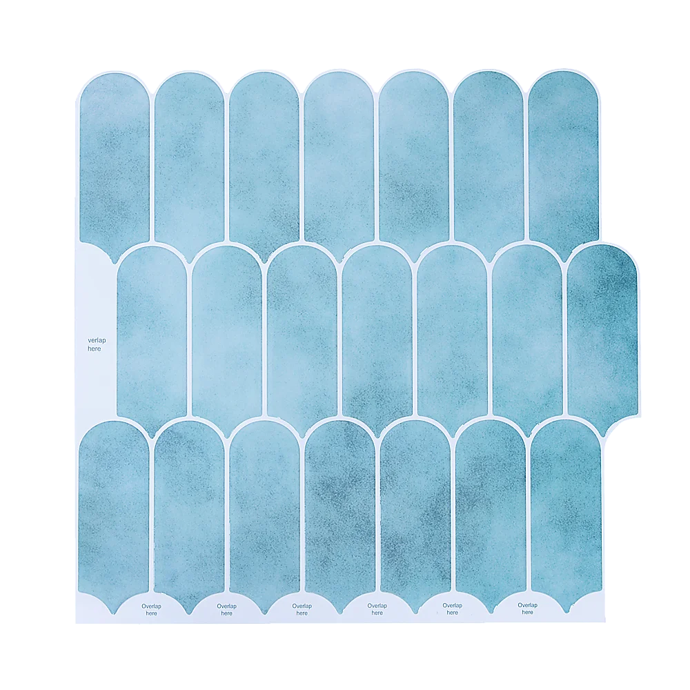 5pcs 3D Wall Stickers Self-adhesive Wallpaper Resistant High Temperature