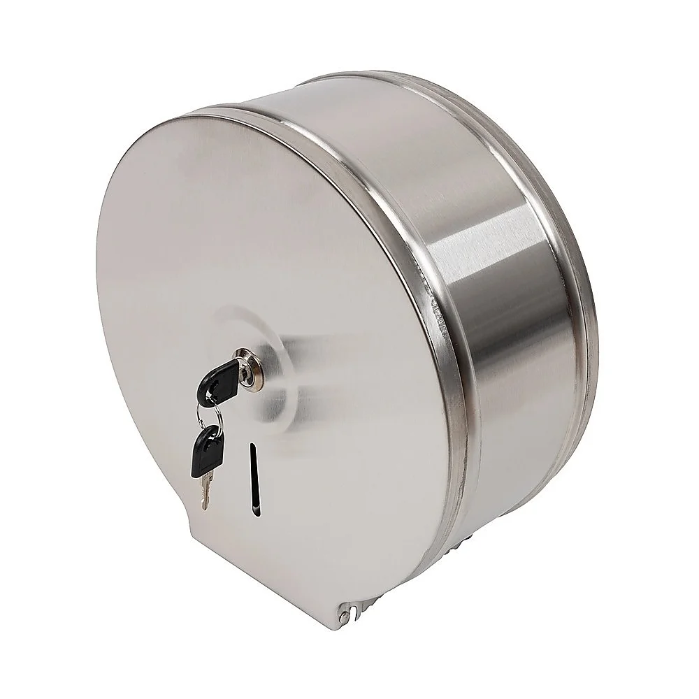 Brushed Stainless Steel Wall Mounted Toilet Paper Towel Dispenser