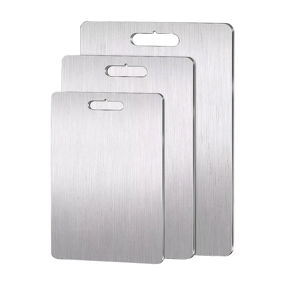 3 x 304SS Cutting Chopping Board Stainless Steel