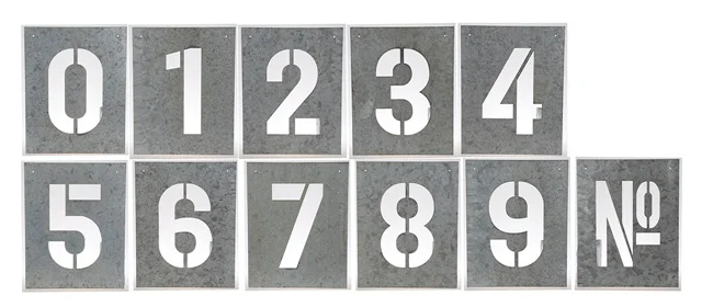 Number Wall Art 32cm