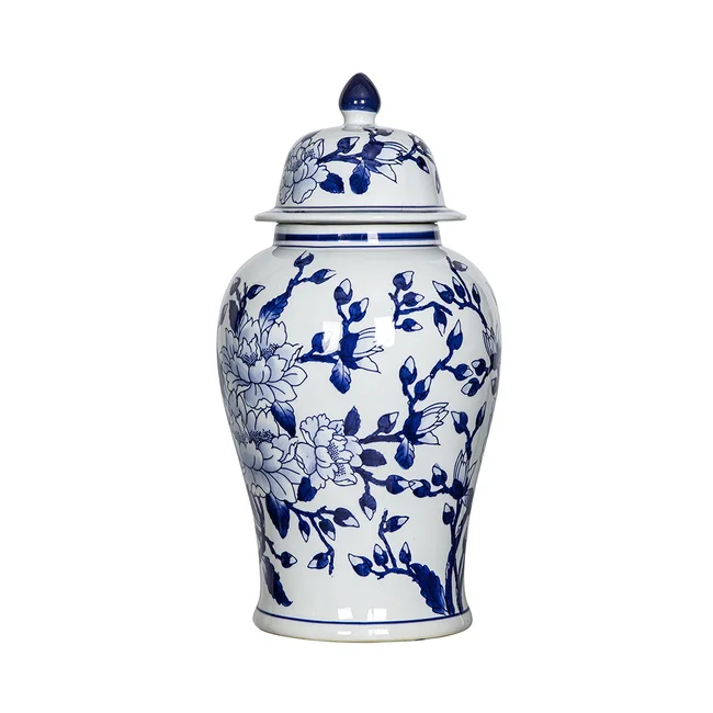 Tall Magnolia Ginger Jar 46cm