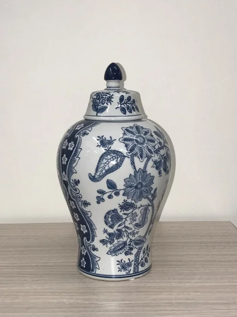 Tall Nanjing Lidded Jar 45cm