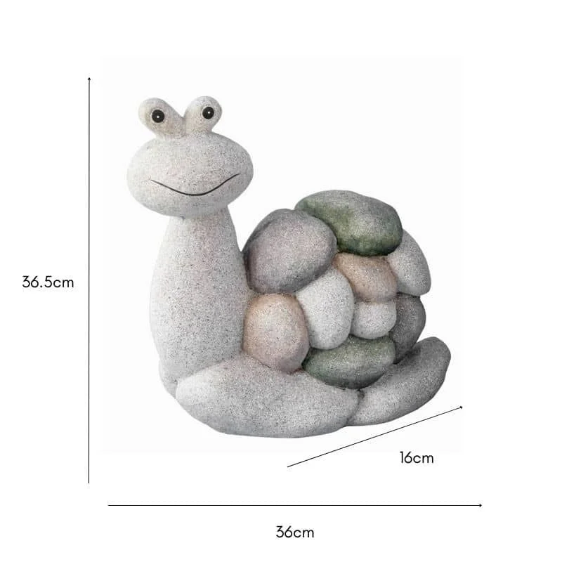 Arty Garden Snail Statue 36cm