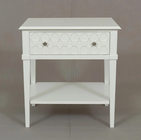 Kioloa Bedside Table w 1 Drawer 70cm