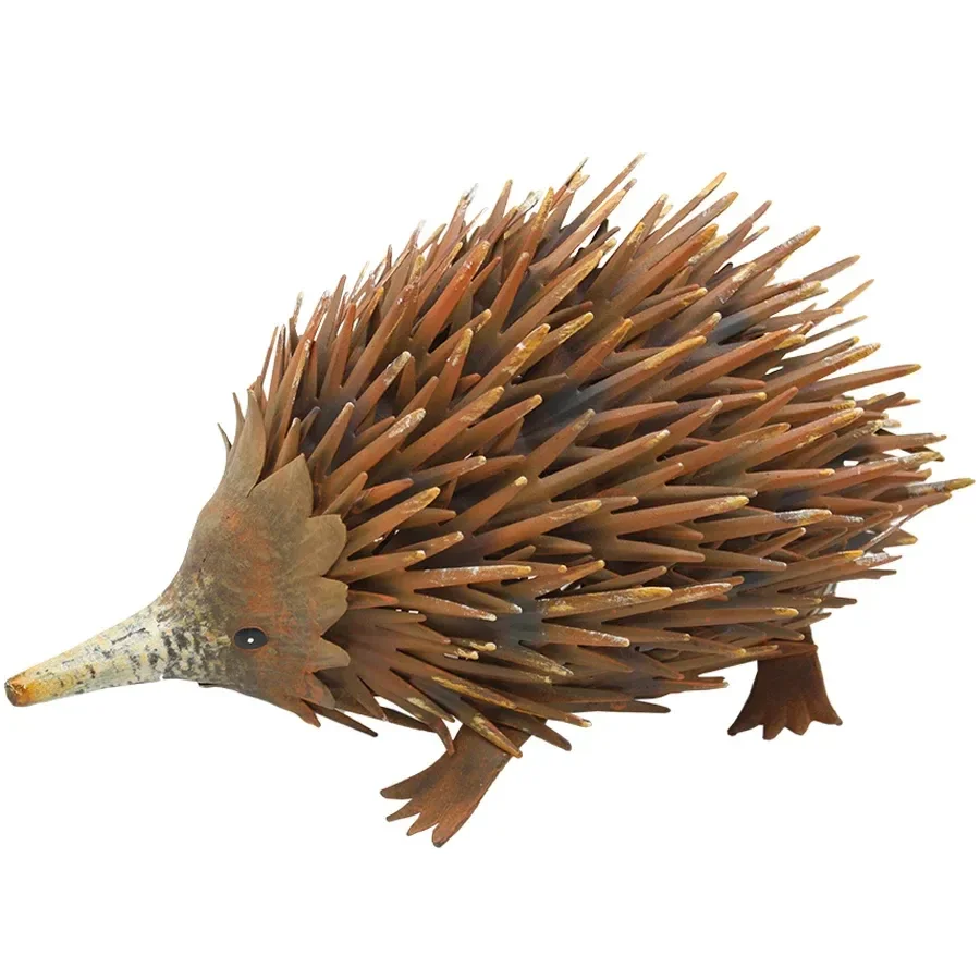 Rust Echidna Garden Ornament 36x22cm