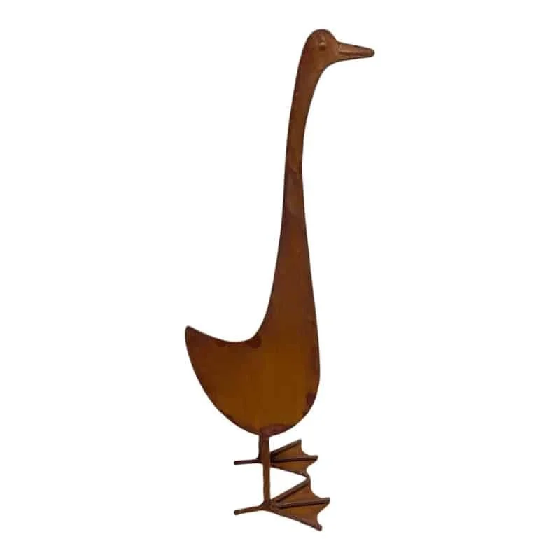Mum Duck Garden Statue 56cm Hand-Painted Outdoor Ornament