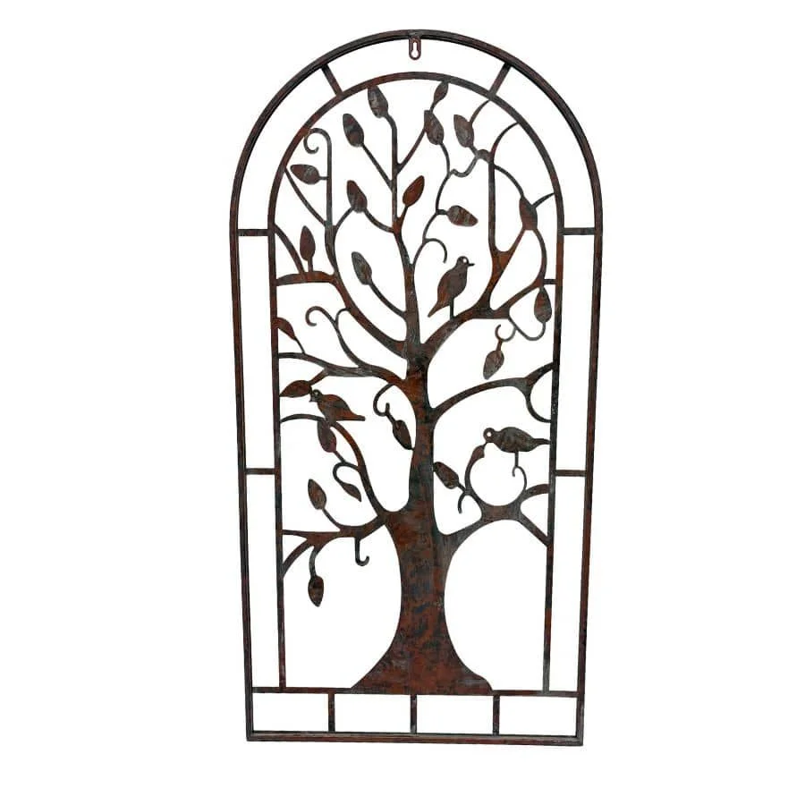 eWholesale Arched Tree of Life Metal Wall Art 50x100cm
