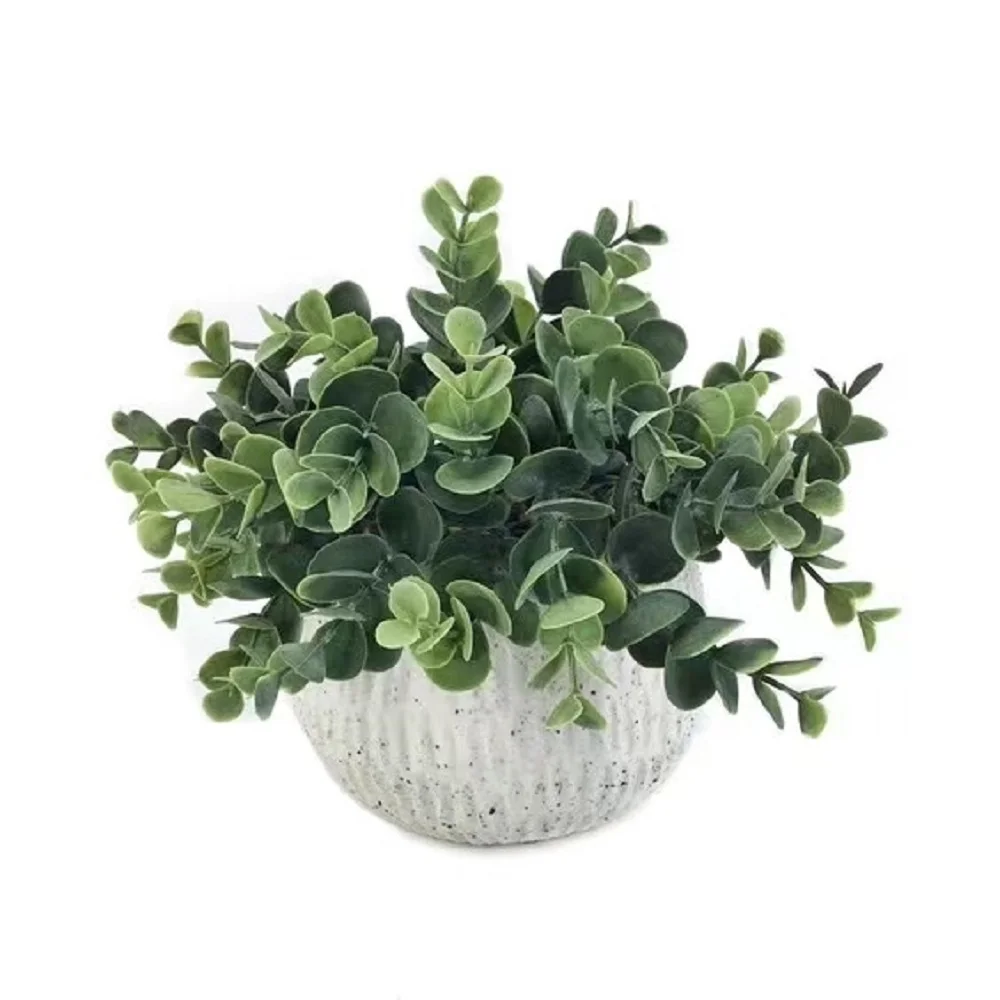 Artificial Greenery Plant in Ceramic Pot 21cm