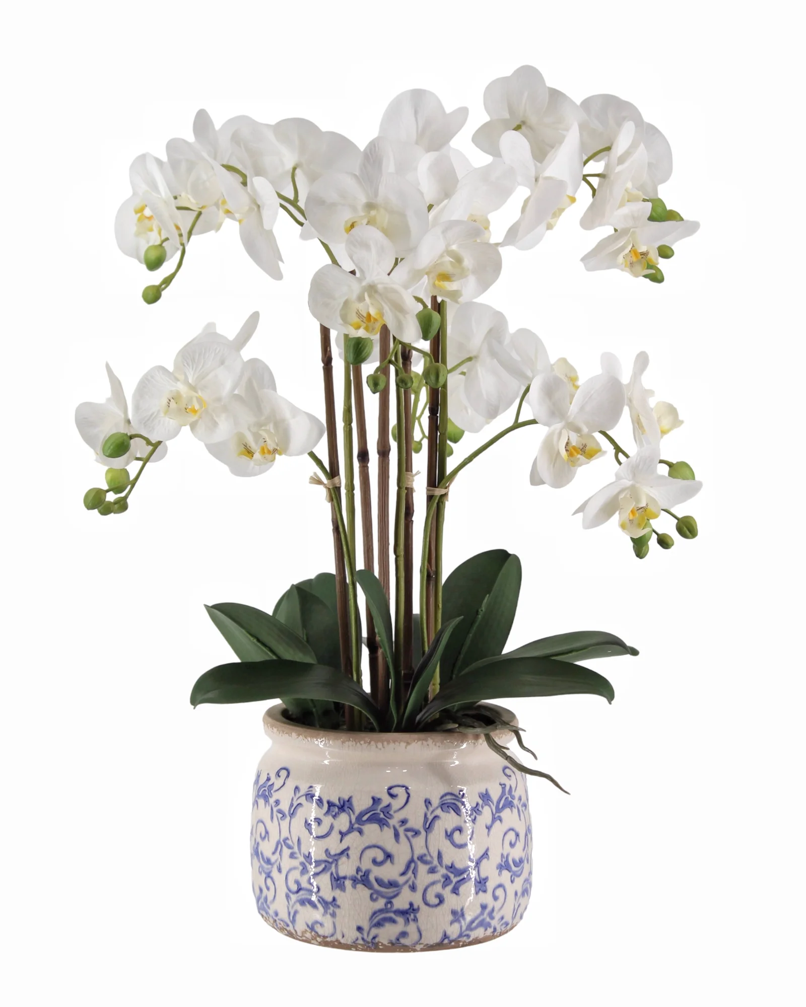 Real Touch Artificial Orchid in Pot 61cm
