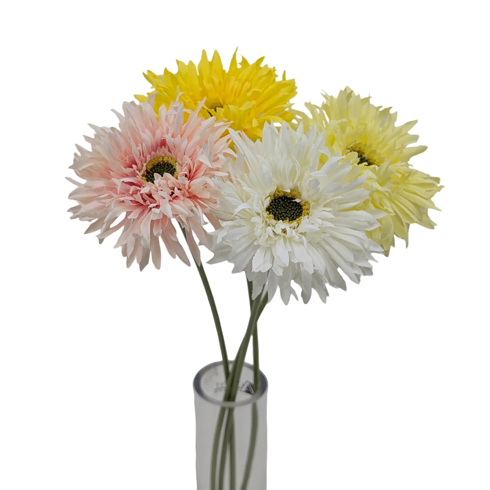 bulk 36 Artificial Daisy Single Stem 4 Asst 43cm
