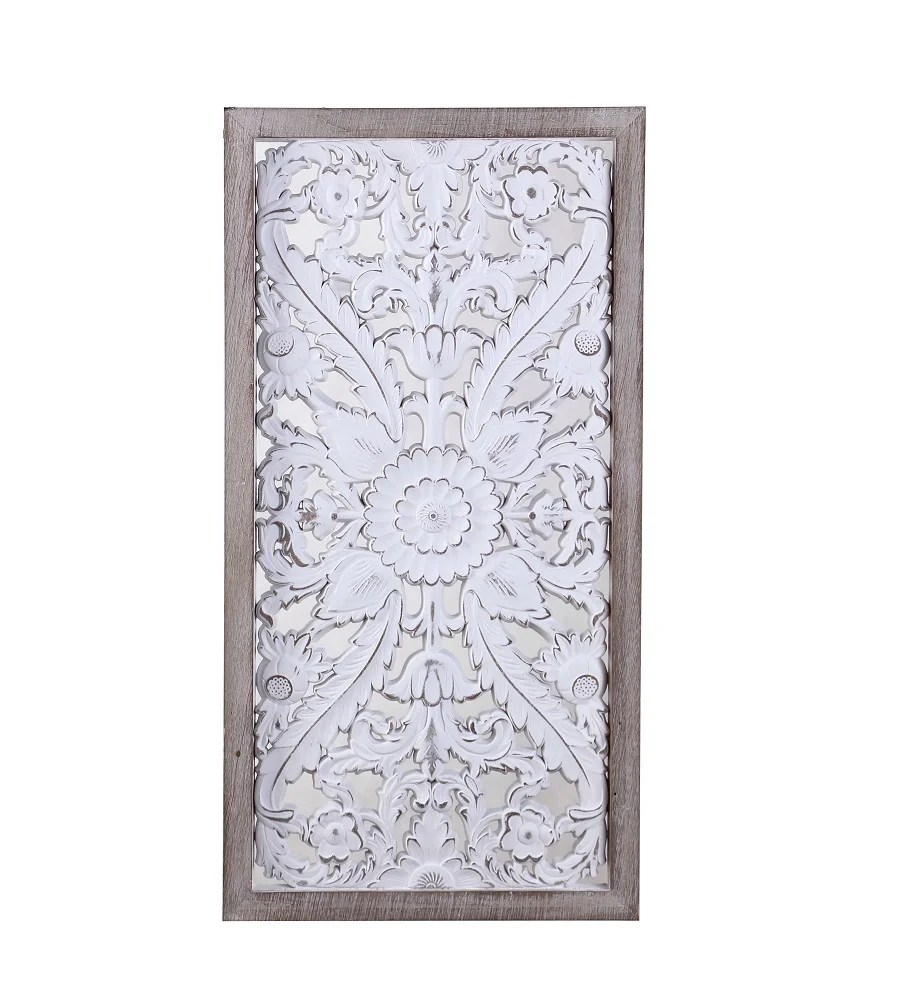Carved Rectangle Decorative Wall Art 82cm