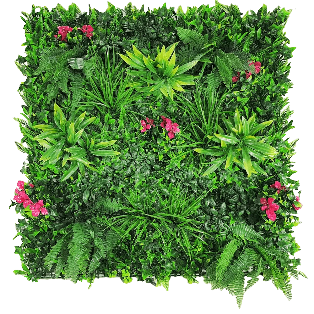 Flowering Lilac Vertical Garden / Green Wall UV Resistant 100cm X 100cm Panel