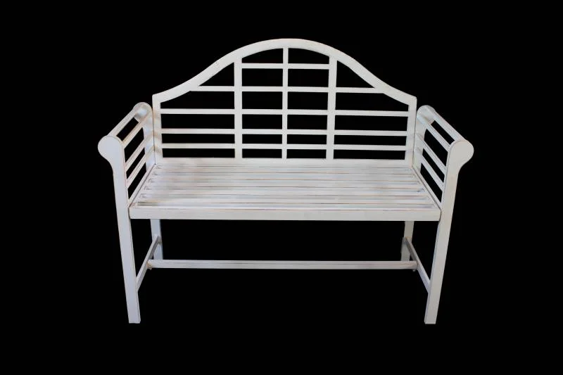 Station Metal Garden Bench 105x96cm