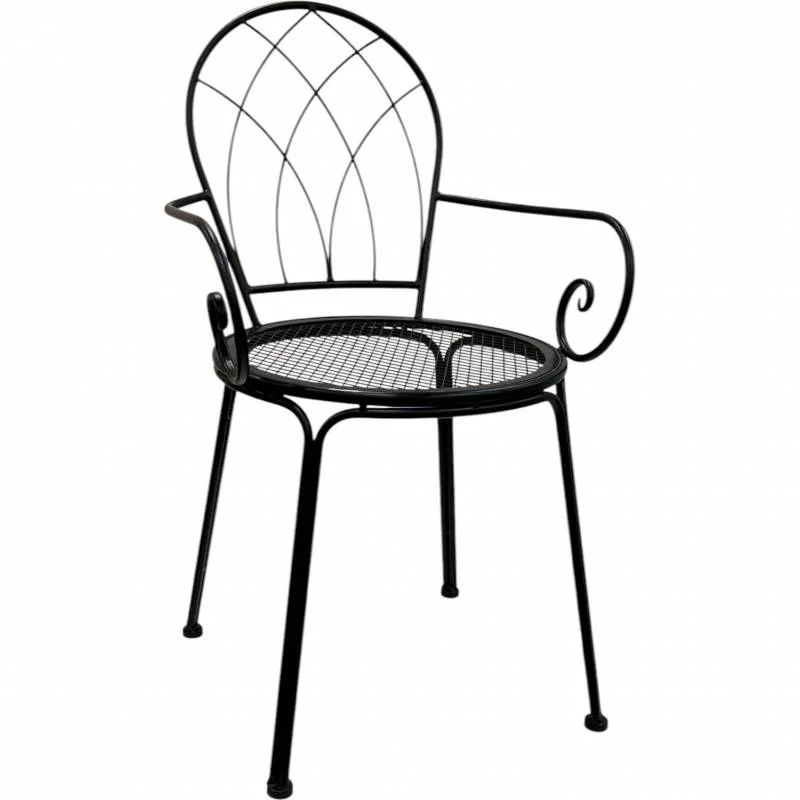 Set 2 Outdoor Modern Chair w Arms 90cm
