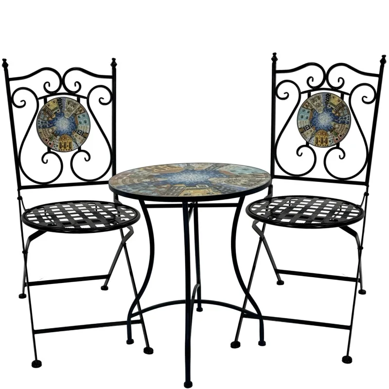 Citta 3pc Settings Table Chairs