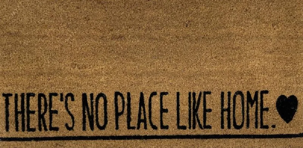 Large Theres No Place Like Home Doormat Door Mat 90cm
