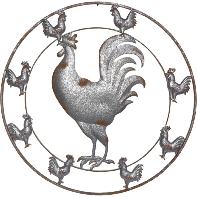 Rooster Wall Art 86x86cm