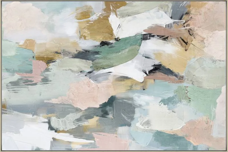 Serenity Artwork Framed Wall Art 120x80cm