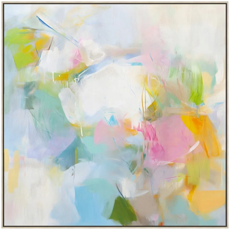 Bright As A Butto Framed Artwork 80cm