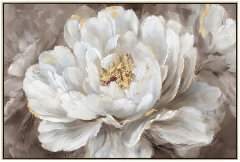 Gloria Floral Framed Artwork 120cm