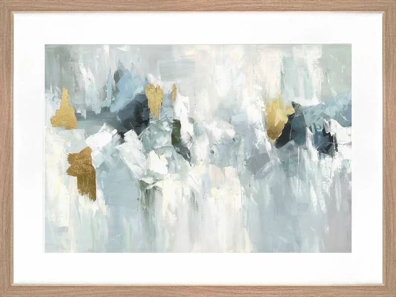 Marsden Abstract Artwork Framed W Glass Front 80x60cm