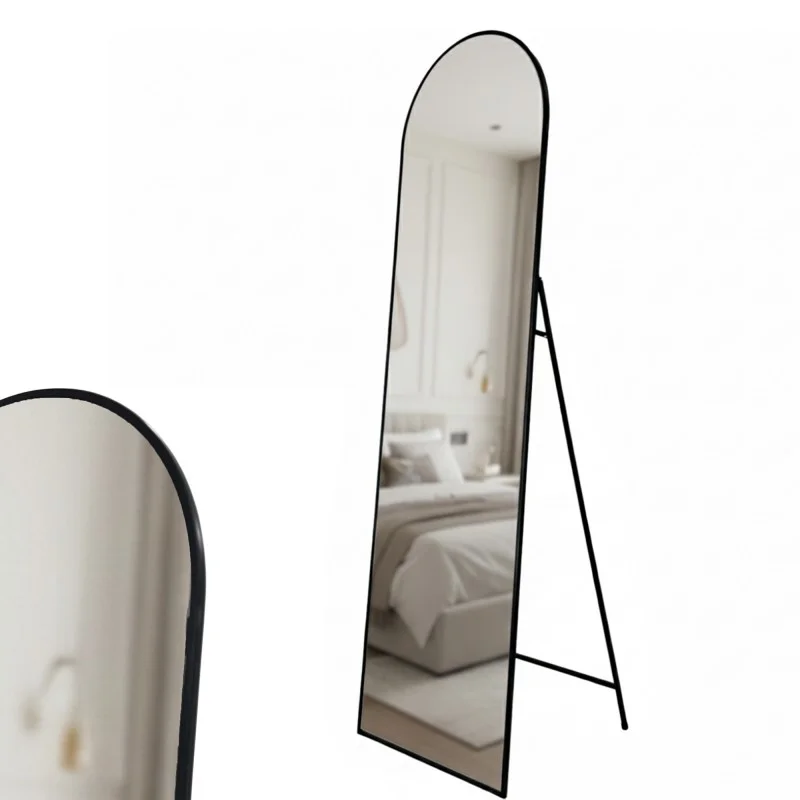 Nikola Cheval Mirror Black 170cm