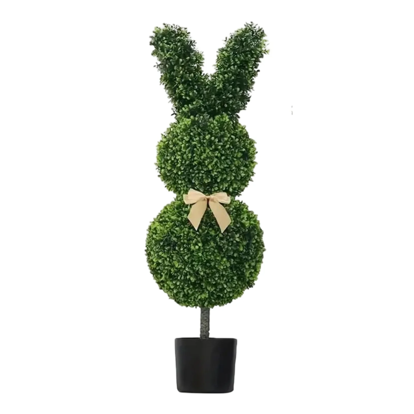 Set 2 Artificial Bunny Shaped Topiary Tree 100cm