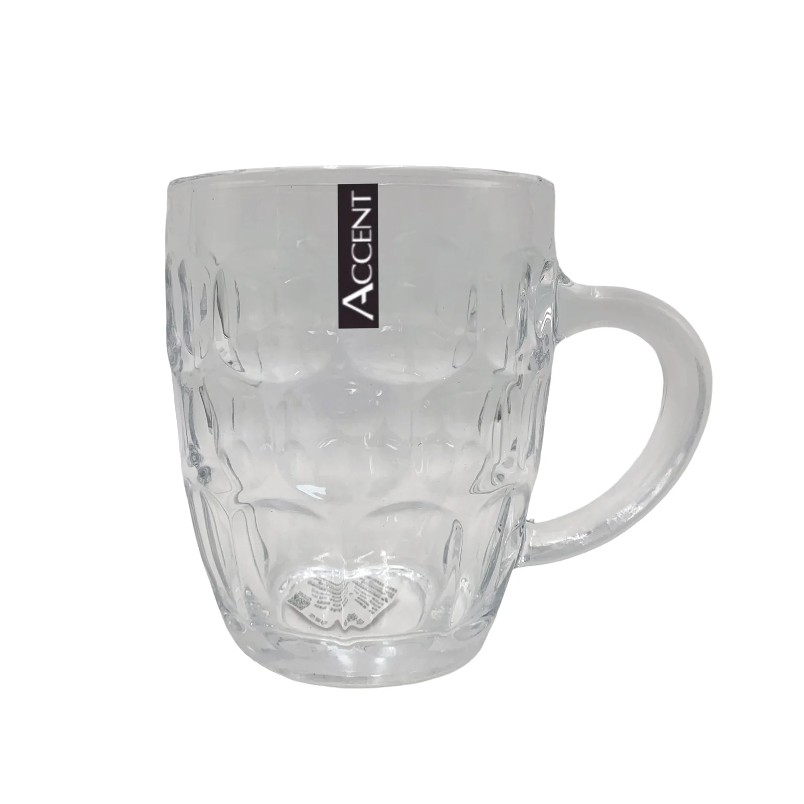 bulk 24 Glass Dimple Beer Mug 560ml 12cm