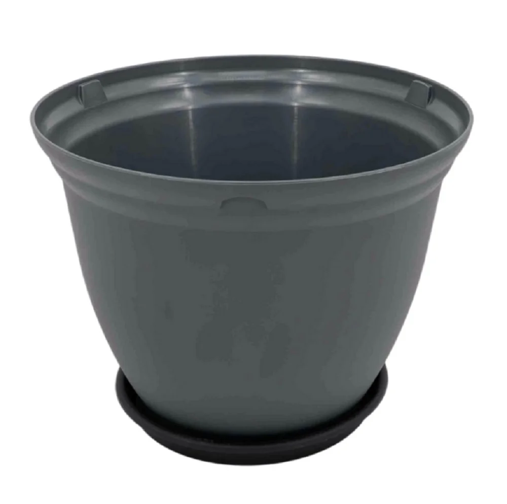 bulk 12 Large Garden Pot & Saucer Assort 41cm