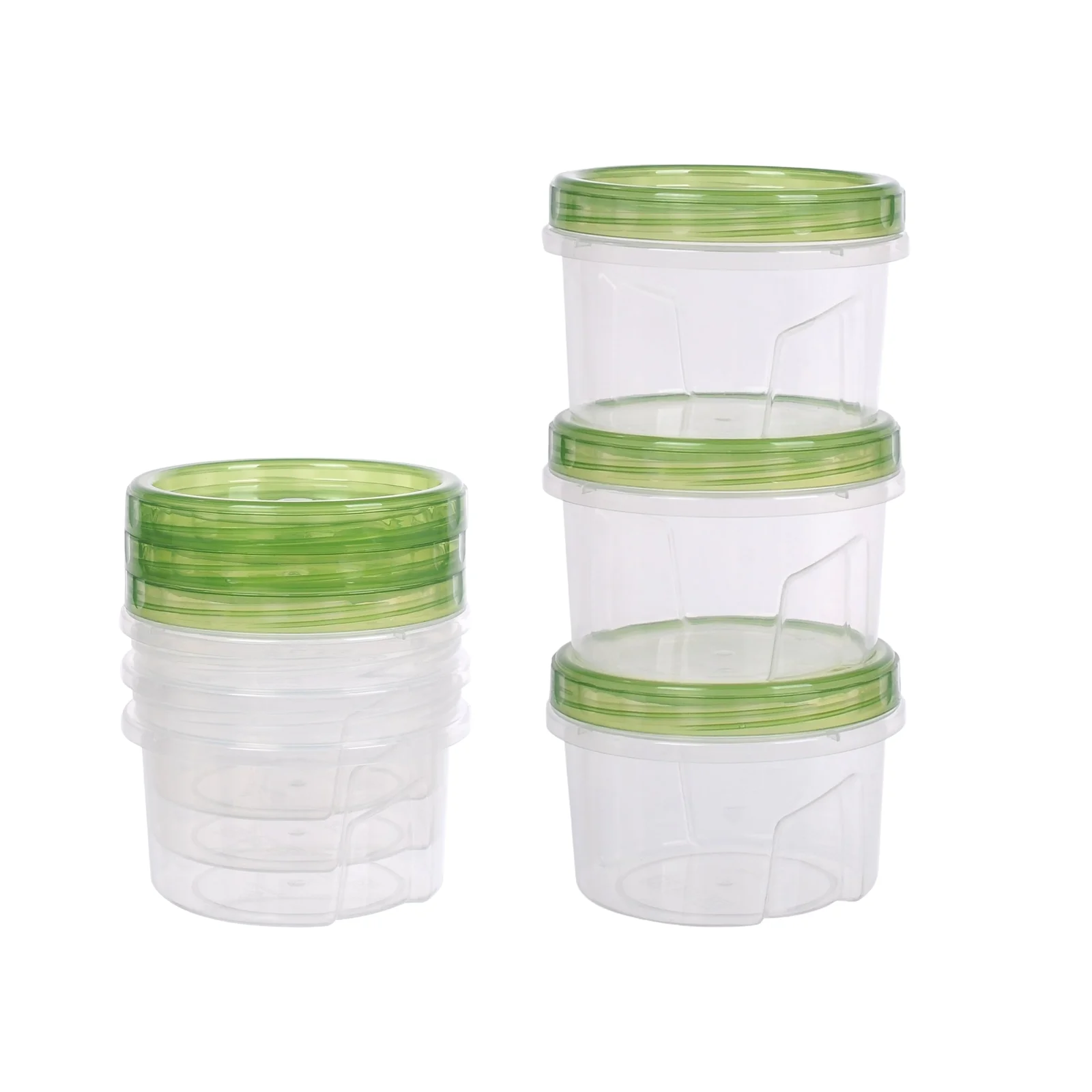bulk 48 Reusable Microwave-Safe 500ml Food Container Round 500ml
