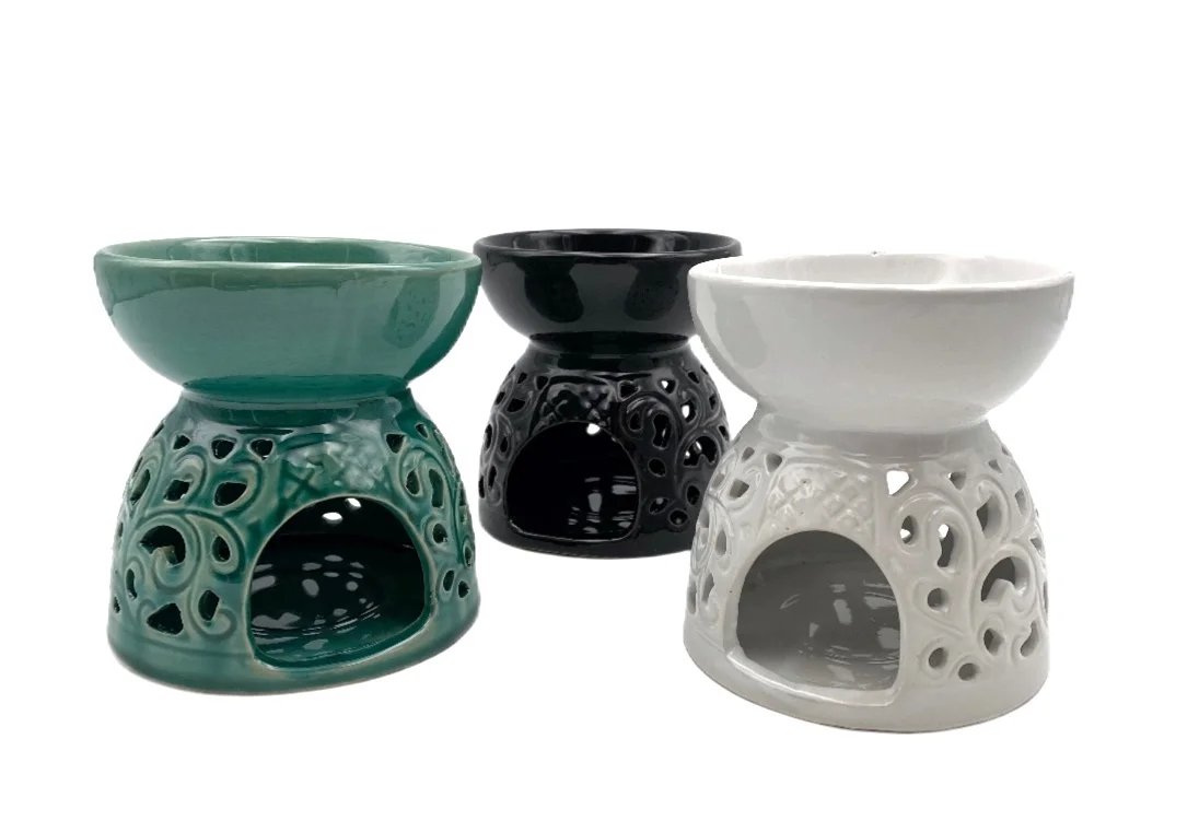 bulk 12 Jumbo Delux Oil Burner 3 Assorted 14cm