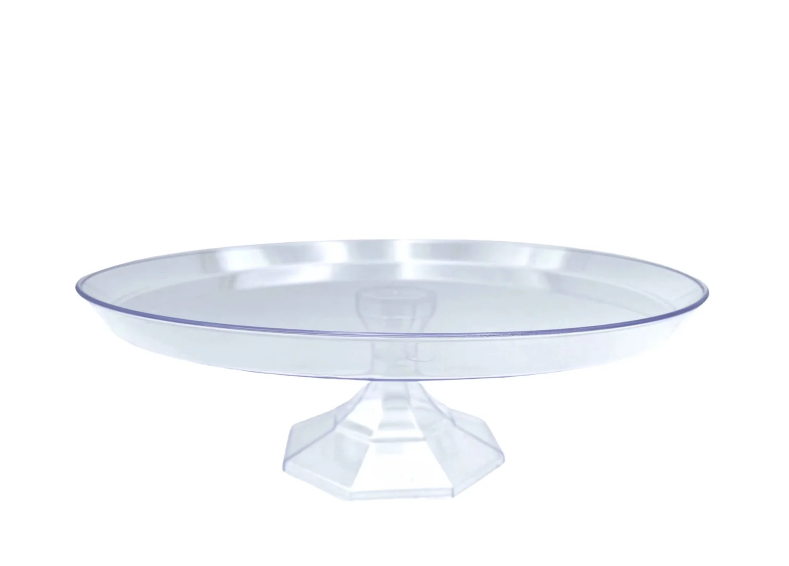 bulk 24 Clear Acrylic Cake Stand 30cm