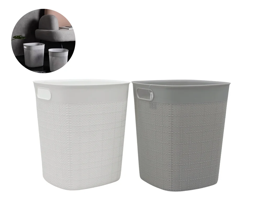 bulk 24 Rubbish Bin Assorted 27cm