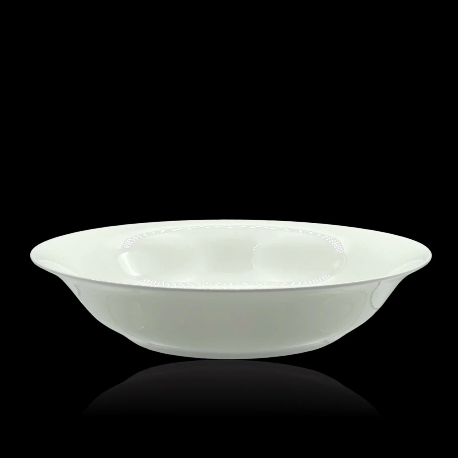 bulk 18 White Bone China Round Bowl 26x7cm